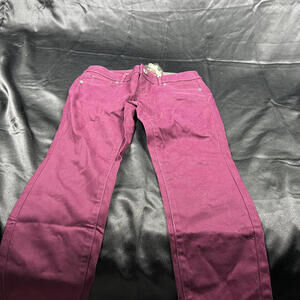 The Limited WOMENS Maroon Legging‎ Jeans Petite 2 NWT
